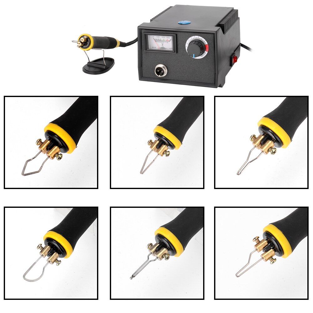 Multifunctional Electric Gourd Wooden Pyrography Machine Pointer Instrument with 23pcs Heating Pen Heads