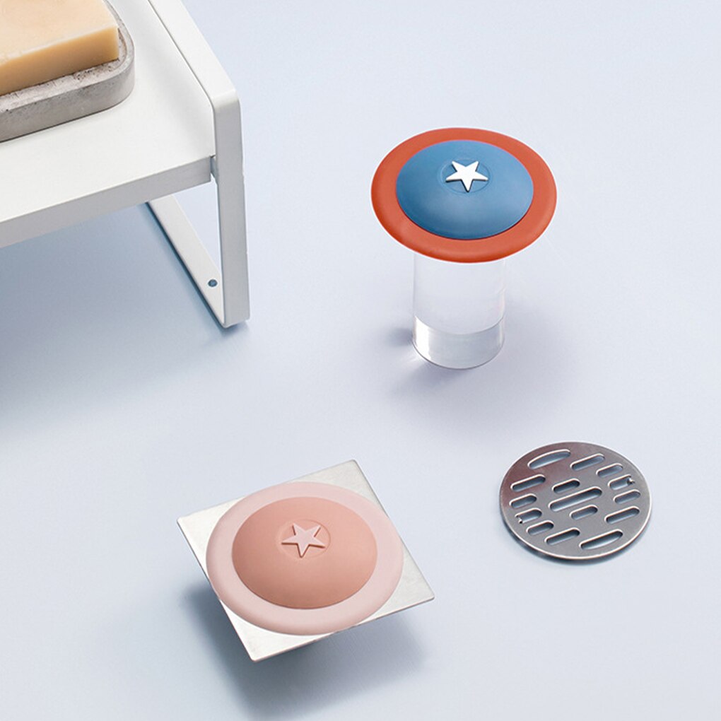 1Pcs Druk Modus Siliconen Sink Zeef Afval Plug Sink Filter Afval Collector Keuken Badkamer Accessoires Colanders Zeven