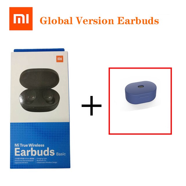 Xiaomi Redmi Airdots S Global Version 5.0 TWS Wireless Bluetooth Earphone Sport Noiseing Reduction Mi Ture Earbuds Headset: Gold