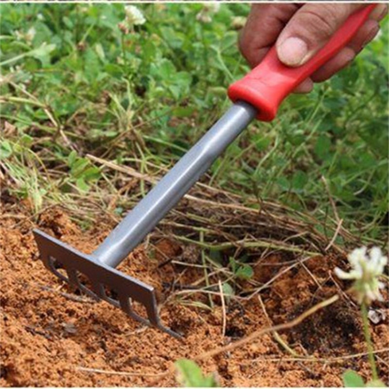 Garden Tool Hand Trowel Bonsai Shovel Rake,Cultivator,Weeder Tools With Ergonomic Handle,Garden Lawn Farmland Transplant E12140