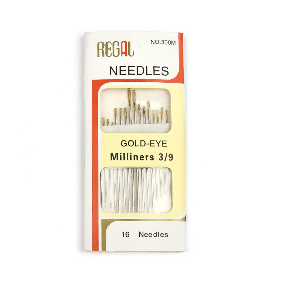 16pcs/Bag Tail Gold Plated Hand Sewing Needles Large Eye Thick Sewing up Needle Embroidery Mending Quilt Hand Sewing Combination: Default Title