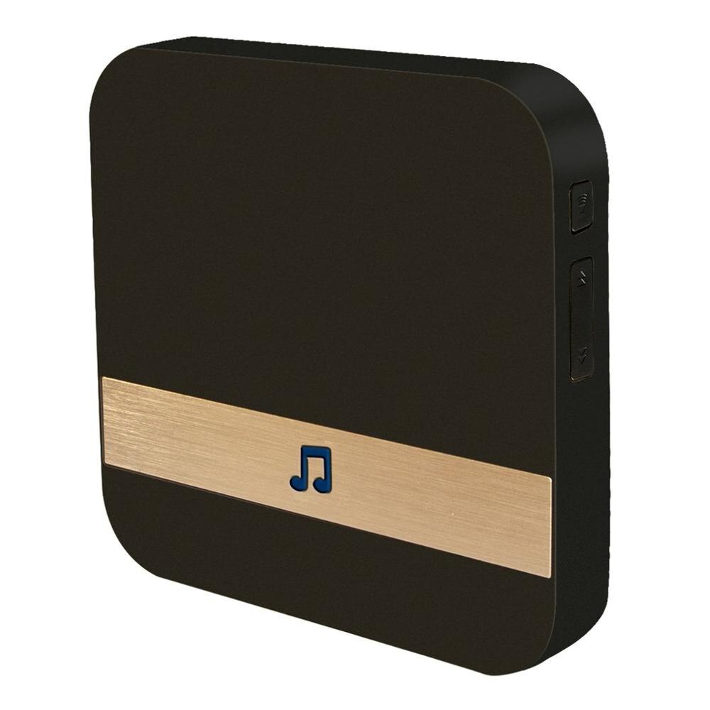 Timbre de puerta wi-fi, timbre de interior inalámbrico, extensor de timbre con volumen, selección de melodía para la seguridad del hogar