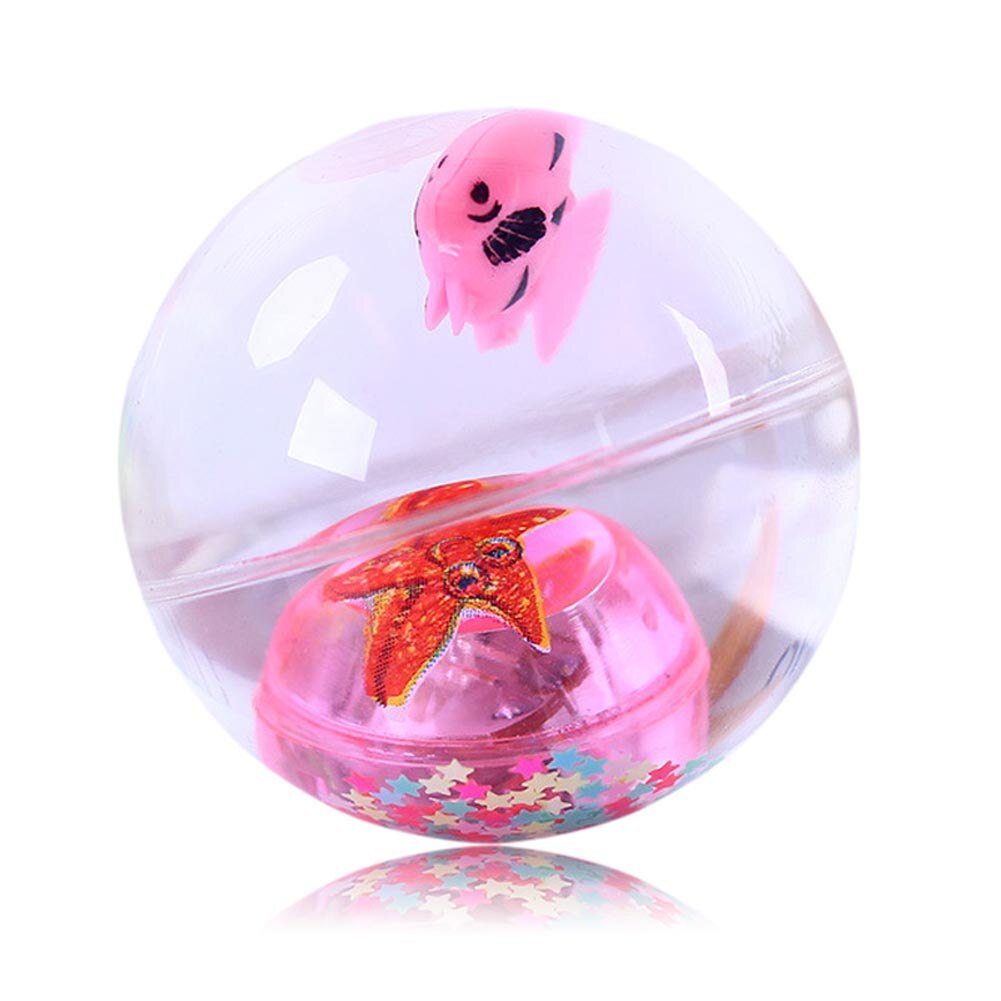 Blinkende Leucht Ball Gummi Springenden Ball Anti betonen Spaß Zappeln Spielzeug für freundlicher M09