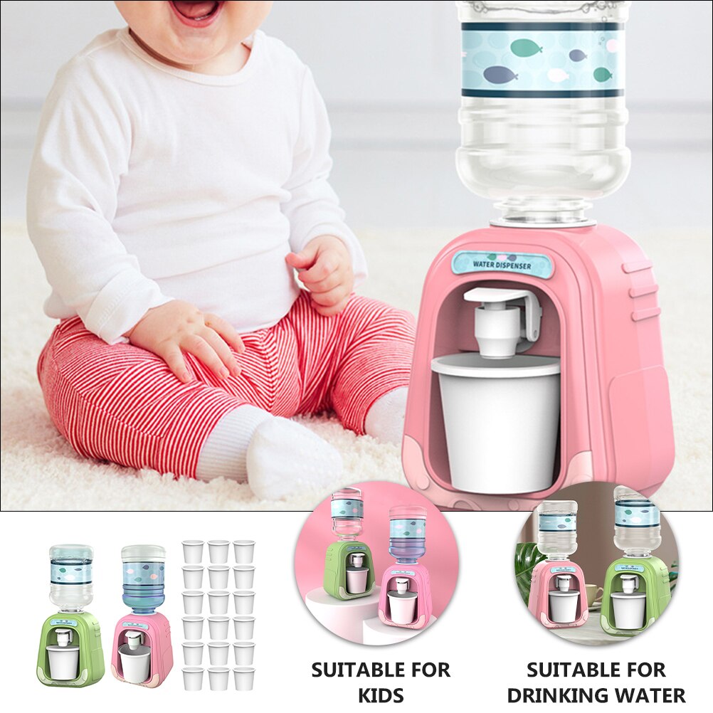 1 Set of Mini Water Dispenser Simulated Water Dispenser Children Mini House