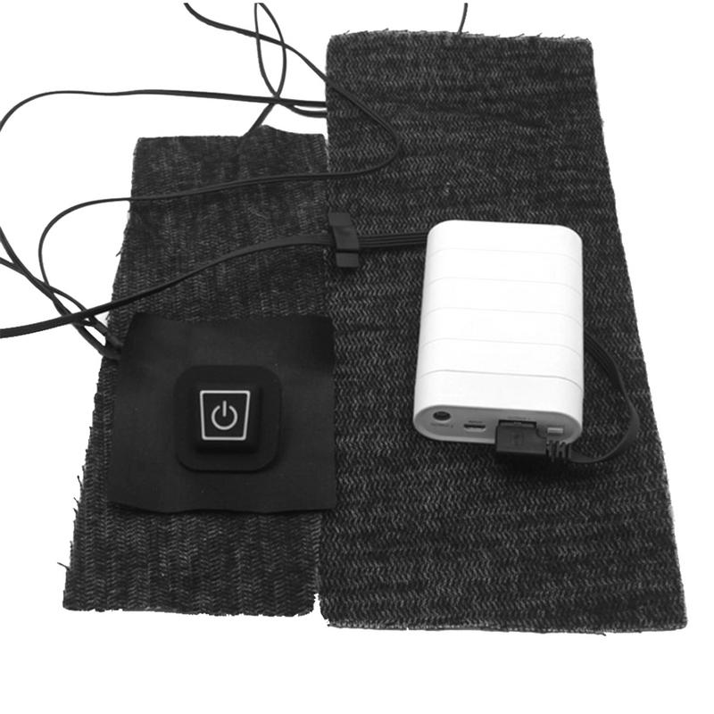 Elektrische verwarmingsmat, oplaadbaar via usb, verwarmingsdoek, kledingvest, kniebeschermers, riemen, verwarmingsdoek