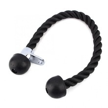 Tricep Rope Pull Press Down Push Pull Cord Multi Gym Lat Bar Cable Attachment