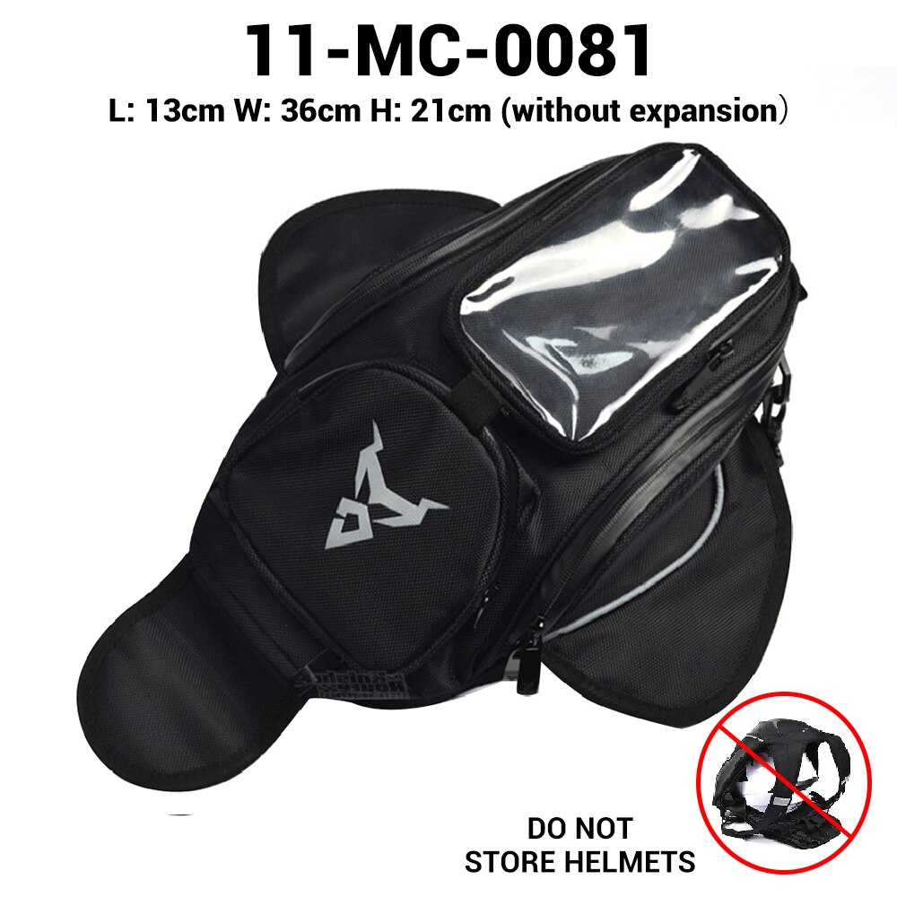 Oxford – sac de réservoir étanche pour Moto, sacoche de selle pour casque, sac d'huile et de carburant, magnétique, boîte aux lettres: 11-MC-0081-L -GR