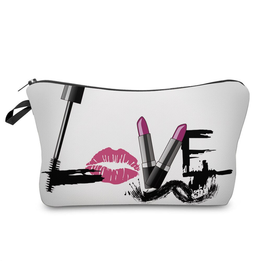 BBL "IK Mijn Wimpers" Brief Gedrukt Make-Up Tas Organizer voor Vrouwen Mode Koele Cosmetische Zakken Opslag Toilettas tas Neceser: 41173