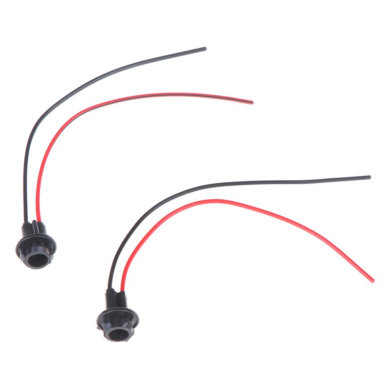 2 stücke Glühbirne Sockel T10 W5W Weiche Gummi Glühbirne Sockel Lampe Halfter Für Auto