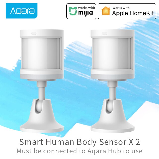 Xiaomi Aqara Hub Gateway 3 Intelligent linkage Smart home accessories work with Mijia Temperature Humidity door windows sensor: Human Body Sensor 2