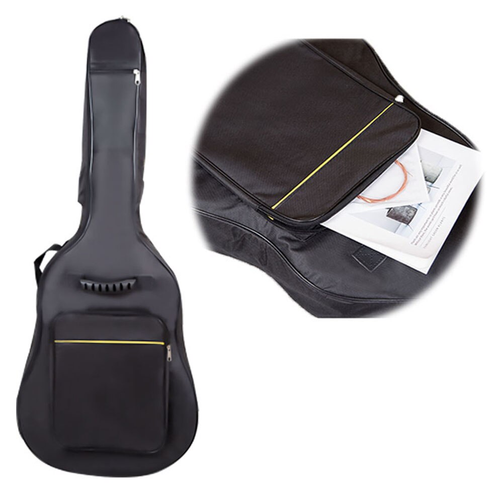 Gitaar Tas Voor 40 "41" XAZ5 600D Waterdichte Gitaar Case Dubbele Strap Padded Zwarte Gitaar Case Rugzak Schouder band Klassieke