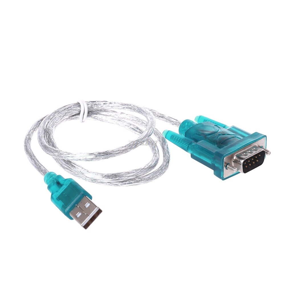 Conversor e adaptador de porta serial usb para rs232, 9 pinos, db9, cabo com porta serial, conversor, whosale, envio direto