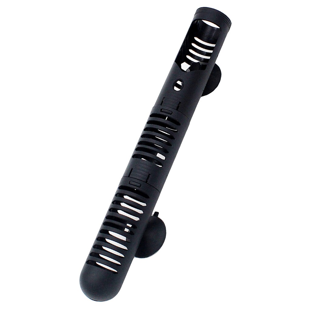 Plastic Aquarium Water Heater Protector Guard, 24cm/30.5cm/36.5cm/42.5cm High, Detachable ( Black )