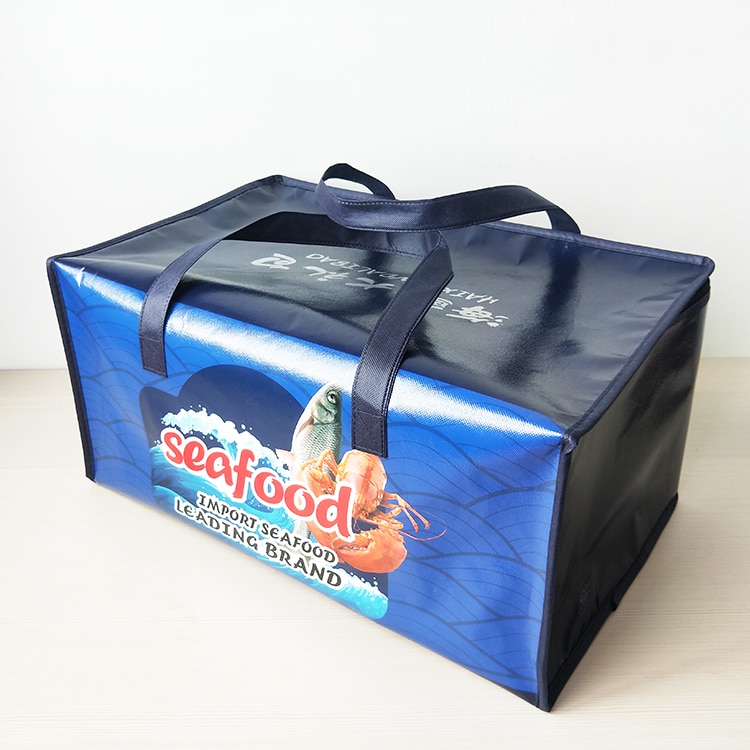 big capacity thermal folding cooler bag picnic box insulated cool handbags ice pack thermo bags Large bw13