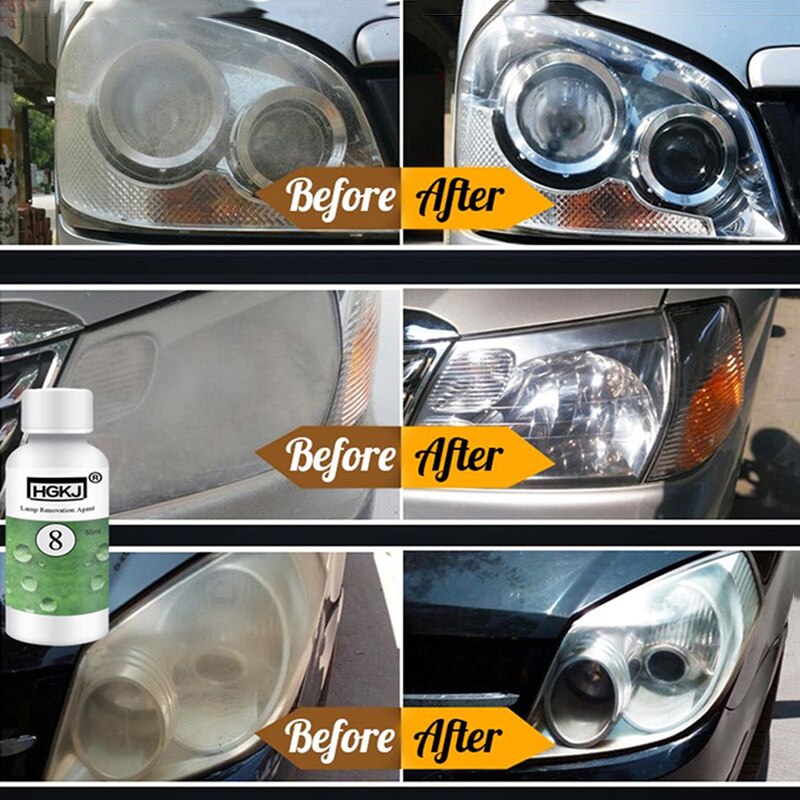 Reparation agent fornyelse renovering bil forlygter linse lysere gendanne renovering rengøring maling tand reparation værktøj