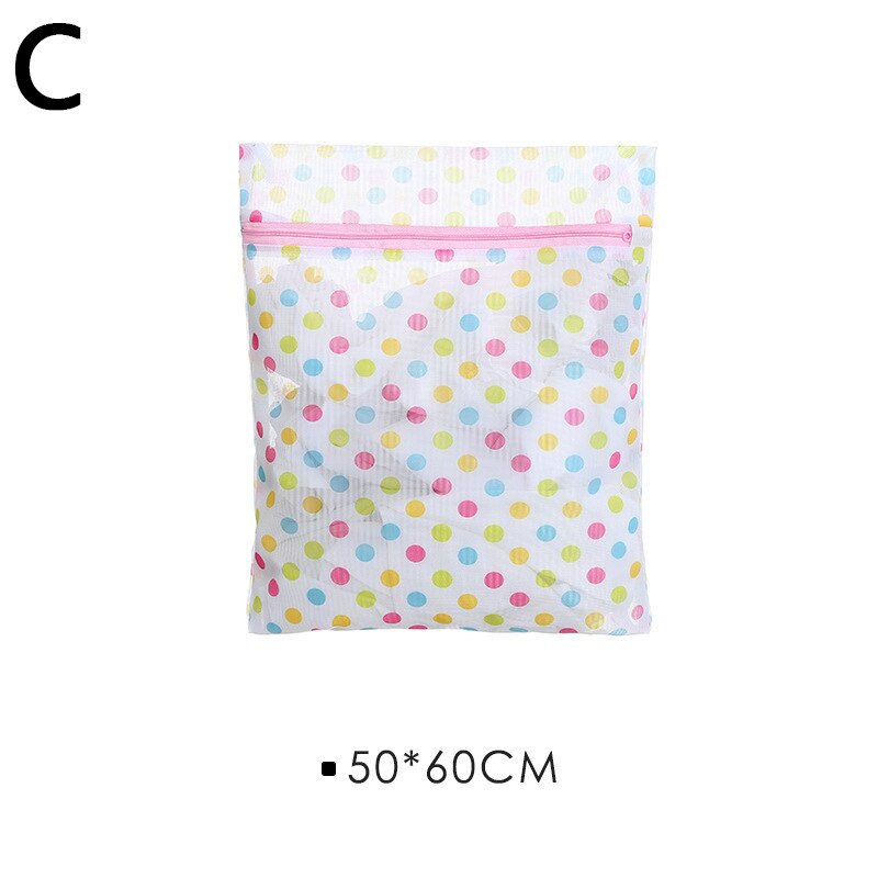 Mesh Laundry Bag Nylon Laundry Wash Bags Coarse Net Laundry Basket Laundry Bags for Washing Machines Mesh Bra Bag: C