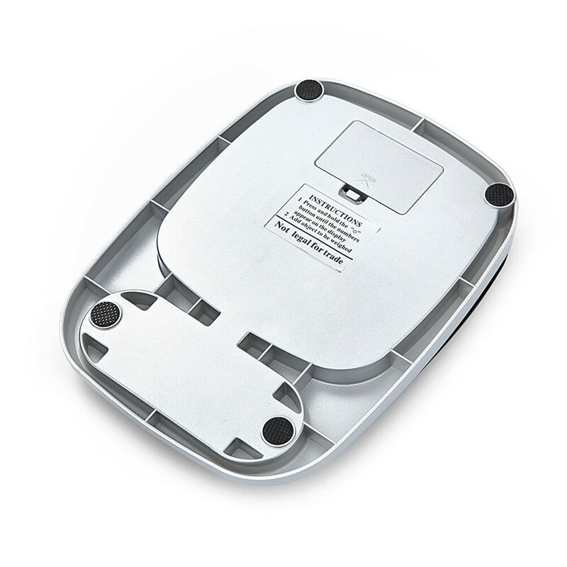 Báscula electrónica de cocina para el hogar, balanza de acero inoxidable para hornear alimentos, medición de peso con pantalla LCD, herramientas de precisión de equilibrio