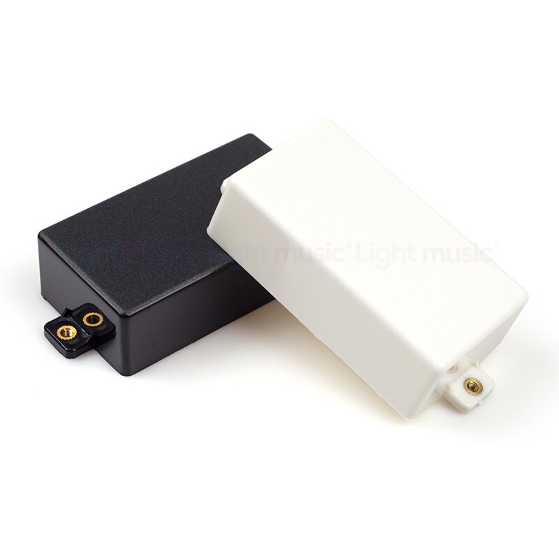 Plast matt plast förseglat humbucker pickup skal för elgitarr delar förseglat humbucker lock