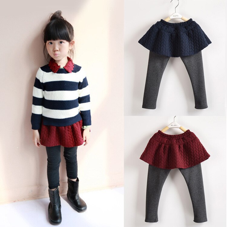 Legging en coton pour fille, jupe, pantalon Tutu pour enfant