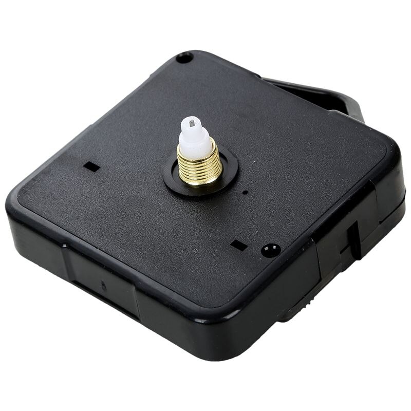 DIY Clock Metal Texture Wall Clock Retro Wall Clock movement Accessories Black + Red