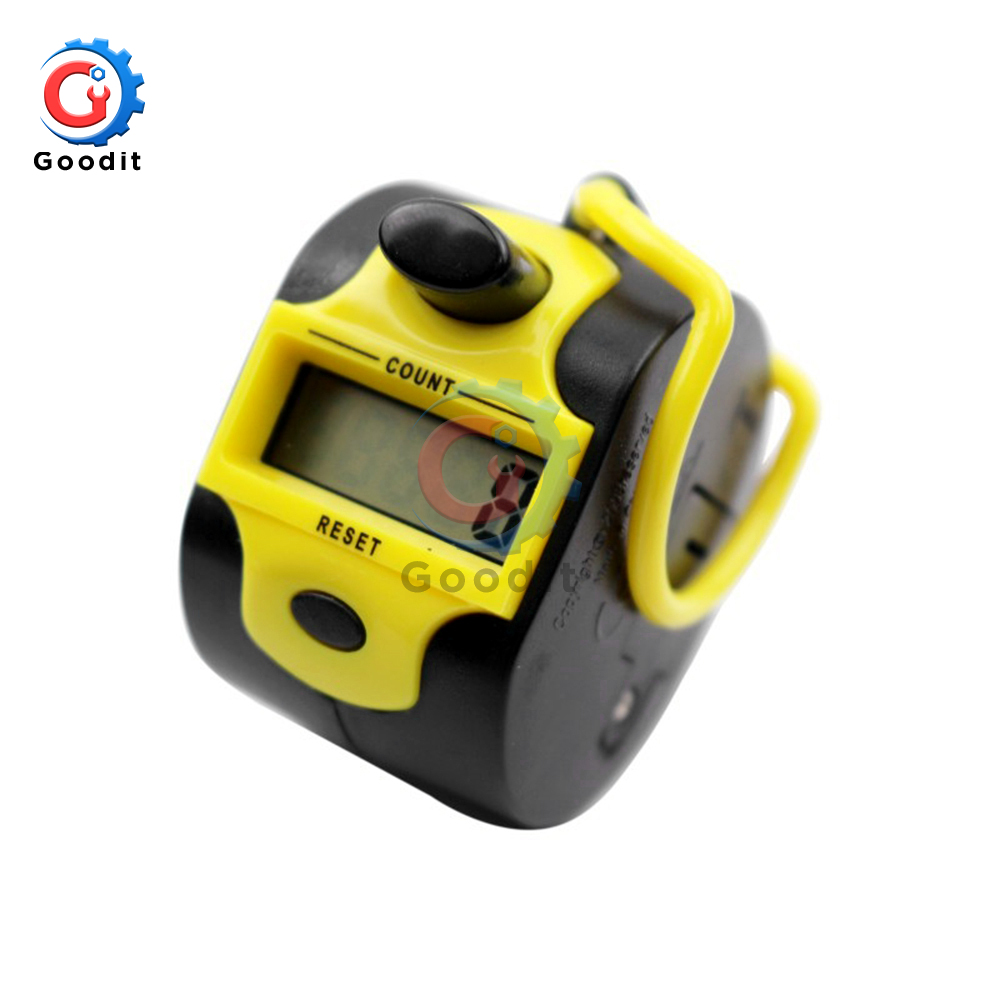 Contador de cuentas Digital 0-99999, Clickers de fila de punto, número Manual de mano, pantalla LCD líquida, Mini herramienta electrónica de conteo deportivo: Multicolor