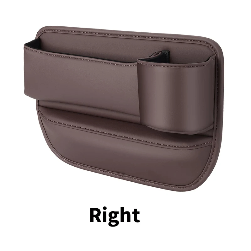 Caja de almacenamiento organizadora para espacio de asiento de coche, cartera multifunción de bolsillo, llaves, tarjetero, soporte para teléfono, caja de almacenamiento portavasos automático, 1 Uds.