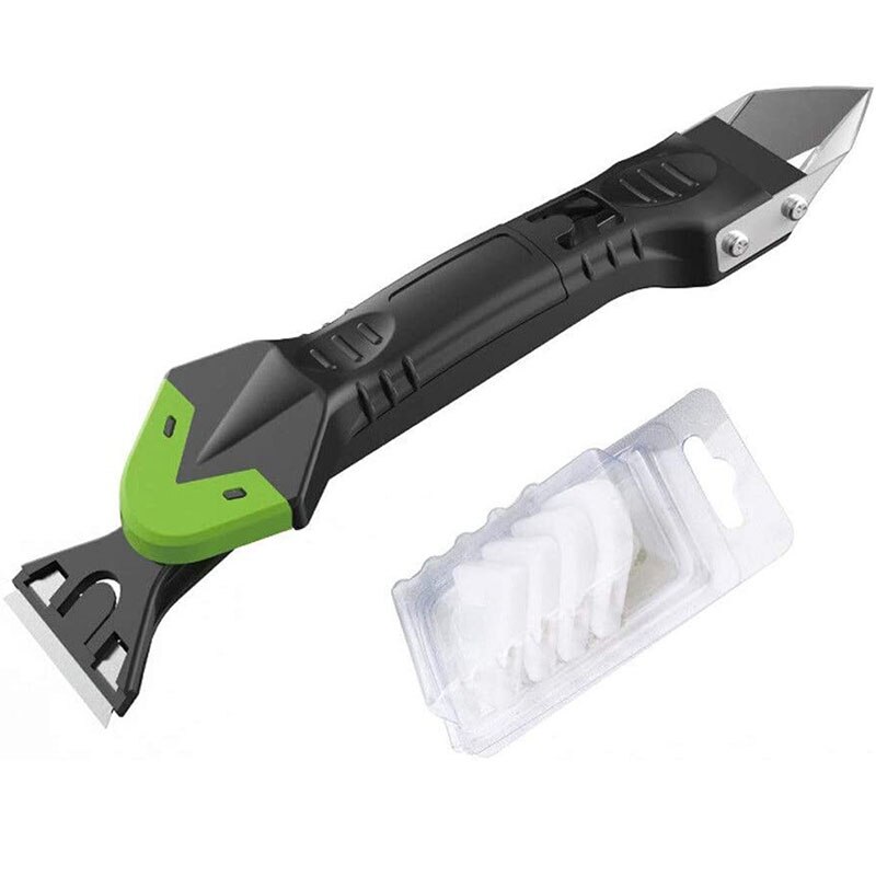 5 i 1 silikonborttagare caulk finisher tätningsmedel slät skrapa injekteringsverktyg verktyg plast handverktyg set tillbehör