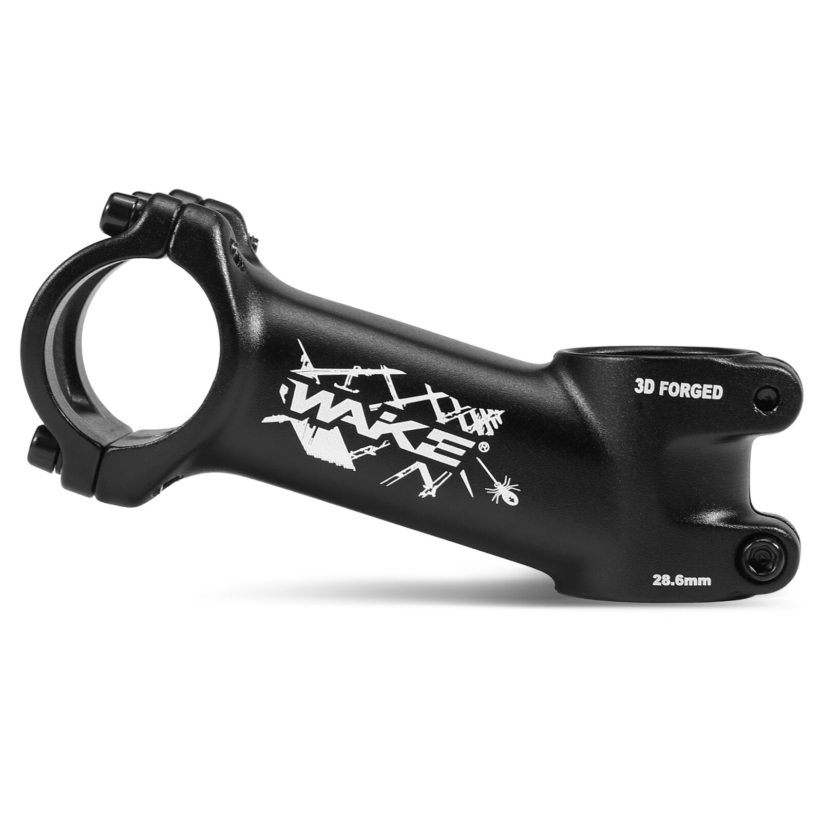 WAKE-vástago de bicicleta de montaña ultraligero, potencia de 25 grados, 31,8mm, 70/80/90/100/110mm, piezas de aluminio para bicicleta de carretera: 17 degrees  90mm
