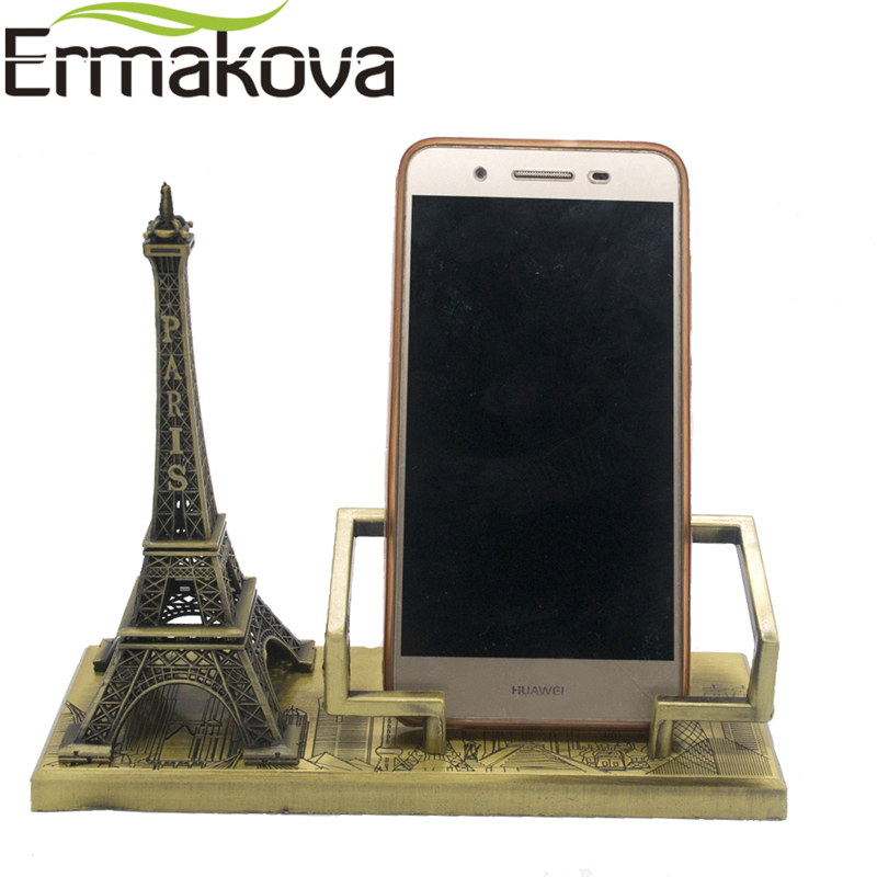 ERMAKOVA estatuilla de arquitectura de Metal, estatua de recuerdo de edificio de monumentos de fama mundial, decoración de escritorio para el hogar y la Oficina, de Navidad