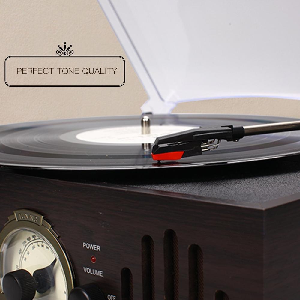 Giradischi Phono Cartuccia con Stylus di Ricambio Nero e rosso per Giradischi In Vinile Economico Durevole Dispositivo