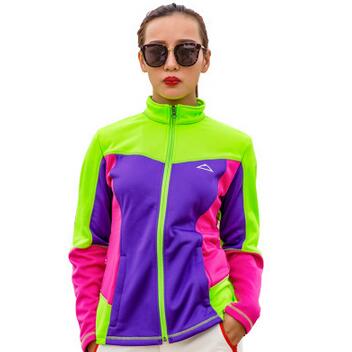 Varm vinter fleecejackor dam vandringsjacka för kvinnor termisk fleecejacka utomhus softshell sportjackor kvinnliga kläder: Lila / Xl
