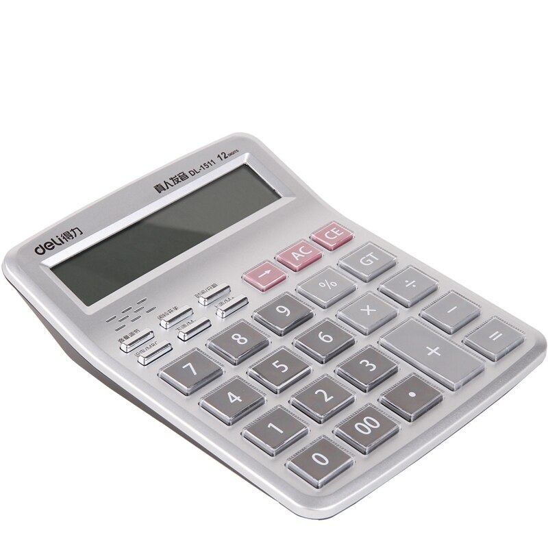 DL 1511 large office phonetics Calculator large screen Financial calculator Teaching equipment for office supplies for students