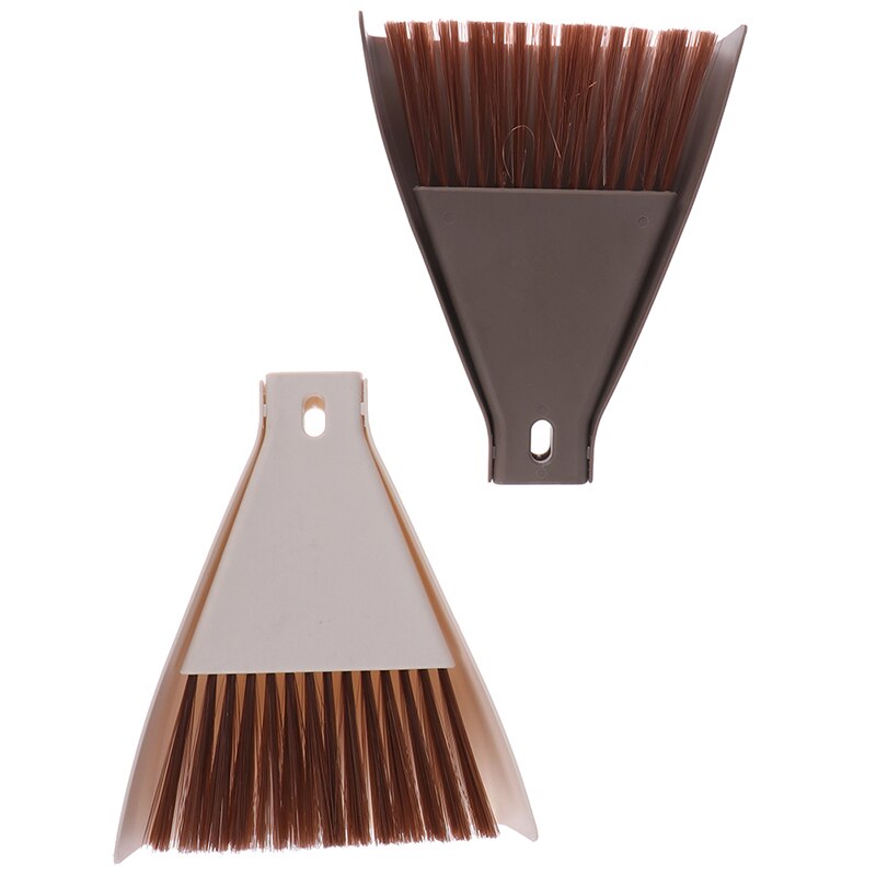 Mini Desktop Broom and Dustpan Set and Brush Cleaning Tool Household Dust Pan