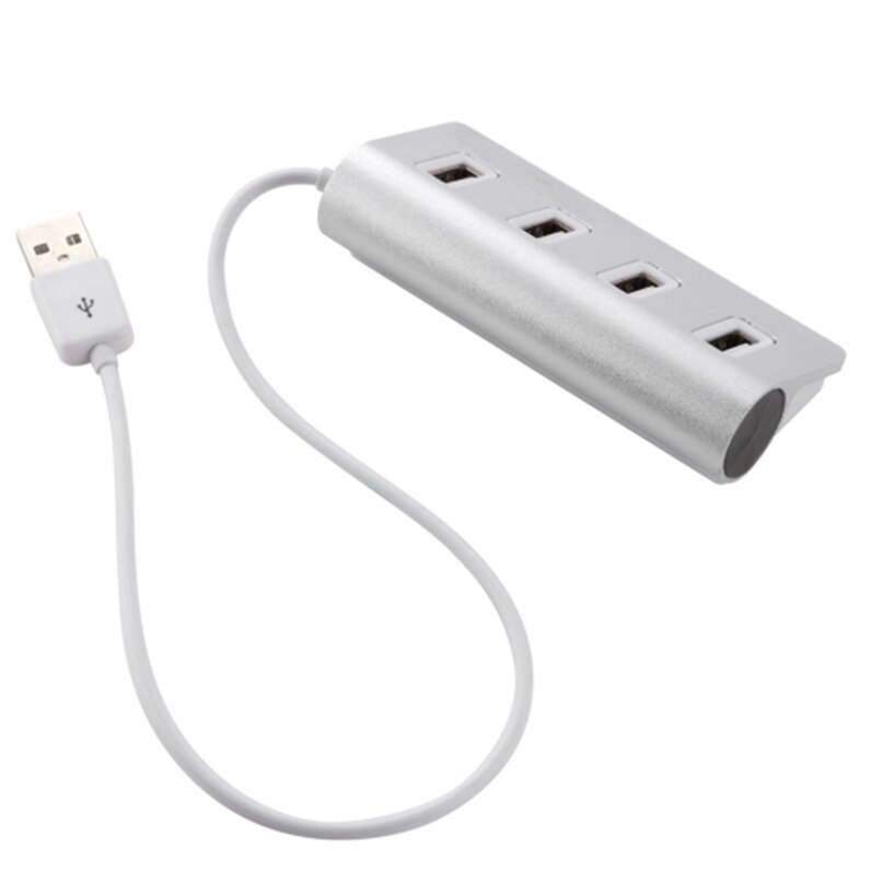 Multi Usb 2.0 Hub 4 Port Adapter Splitter Power Interface for Macbook PC
