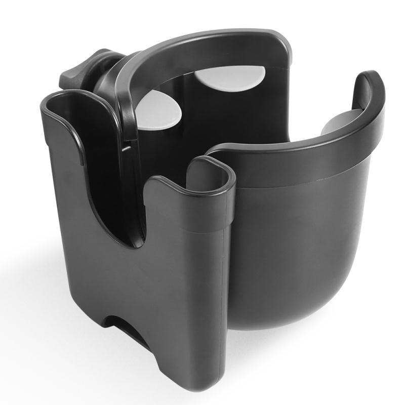 Baby Stroller Accessories coffee Cup Holder universal tricycle pram Water Bottle mobile phone and drink holder wheelchair cart: YELLOW