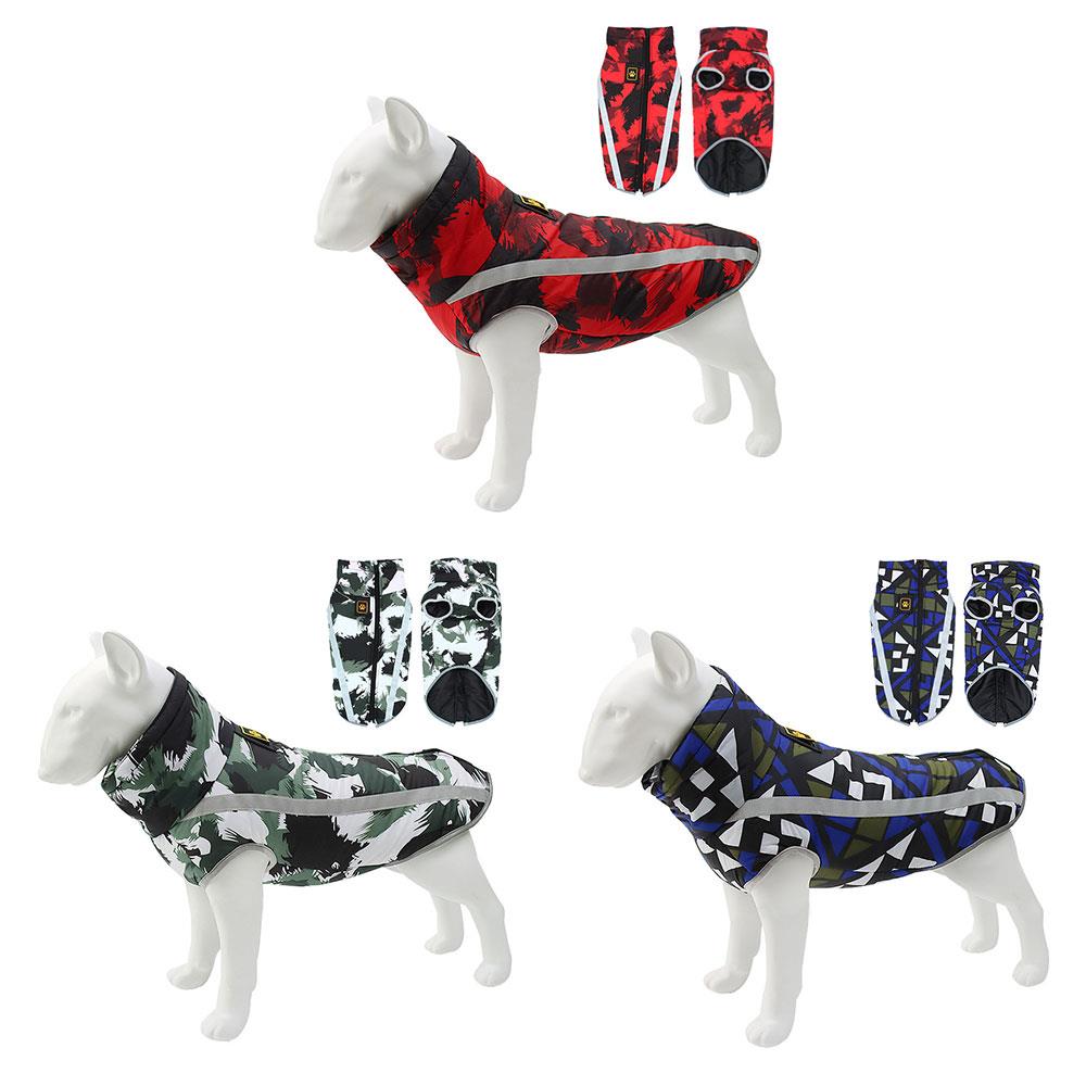 Reflective Strip Dog Coat Jacket Vest for Small Dogs Pets Clothing Cotton Clothes Winter Cosplay Costume Befitting