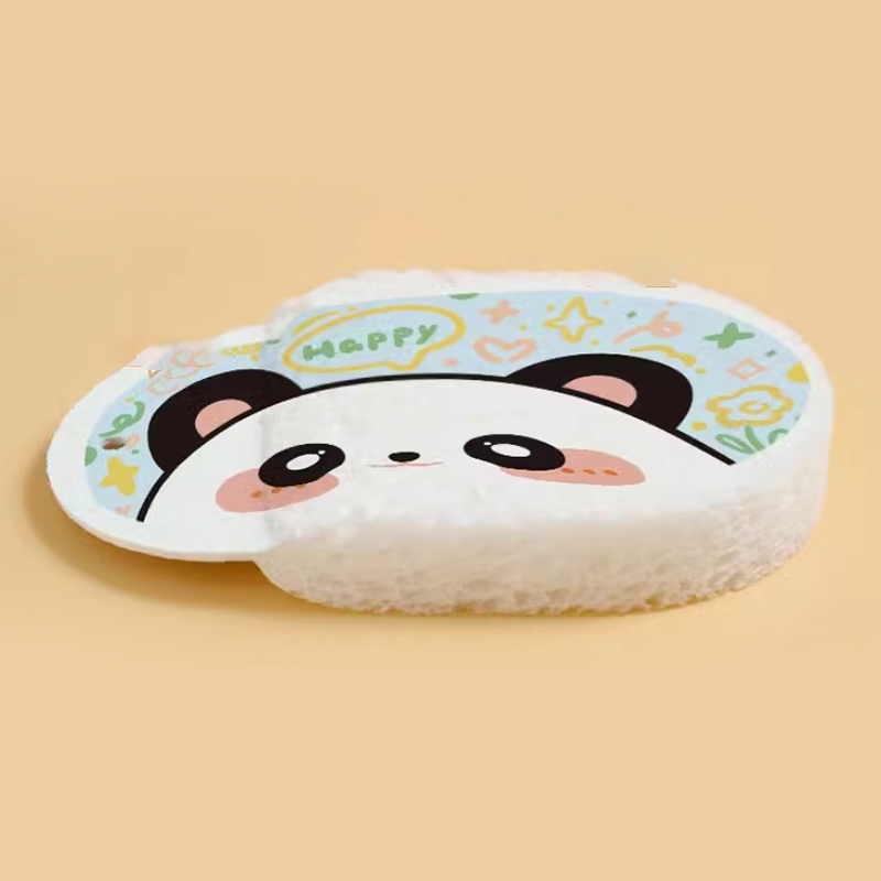 Éponge à vaisselle de cuisine, douce et absorbante, nettoyage, couleur de dessin animé, brosse de nettoyage ménager, éponge Miracle