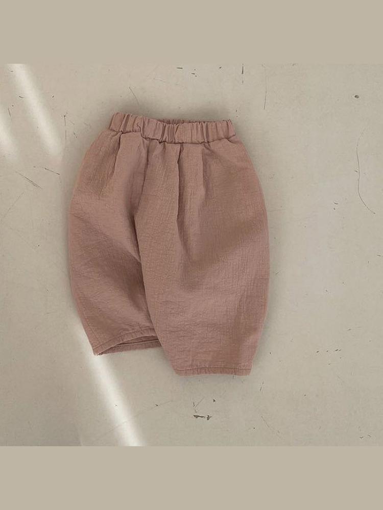2022 Summer Baby Loose Casual Cropped Pants Comfortable Mosquito Pants Children Trousers Infant Boys Pants Baby Girl Pants: pants2 / 9M 73cm