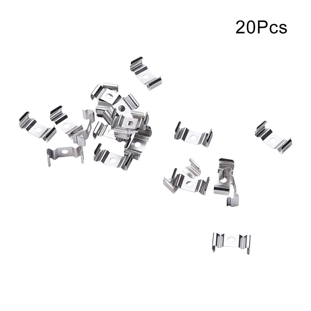 15~100pcs T4 T5 T8 U Clip Holder for Lamp Bracket Lampholder Stainless Steel Fixing Clips Lighting Accessories: For T5 Lamp x20pcs