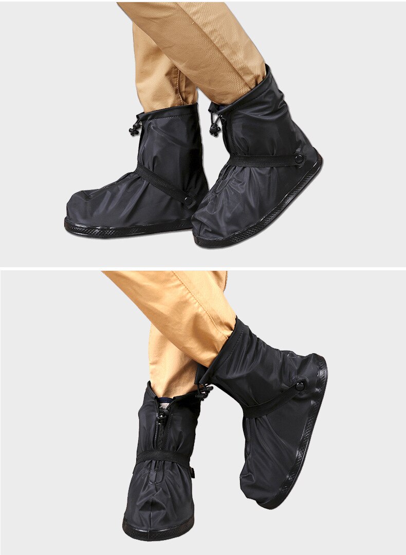 Copriscarpe impermeabili copriscarpe antipioggia riutilizzabili antiscivolo per Sport all&#39;aria aperta con copriscarpe interne resistenti all&#39;acqua