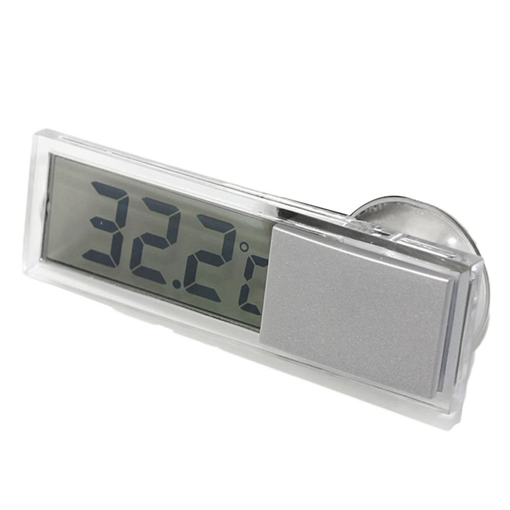 Huishoudelijke Auto Voertuig Zuignap Elektronische Digitale Transparant Lcd Display Thermometer Digitale Auto Thermometer