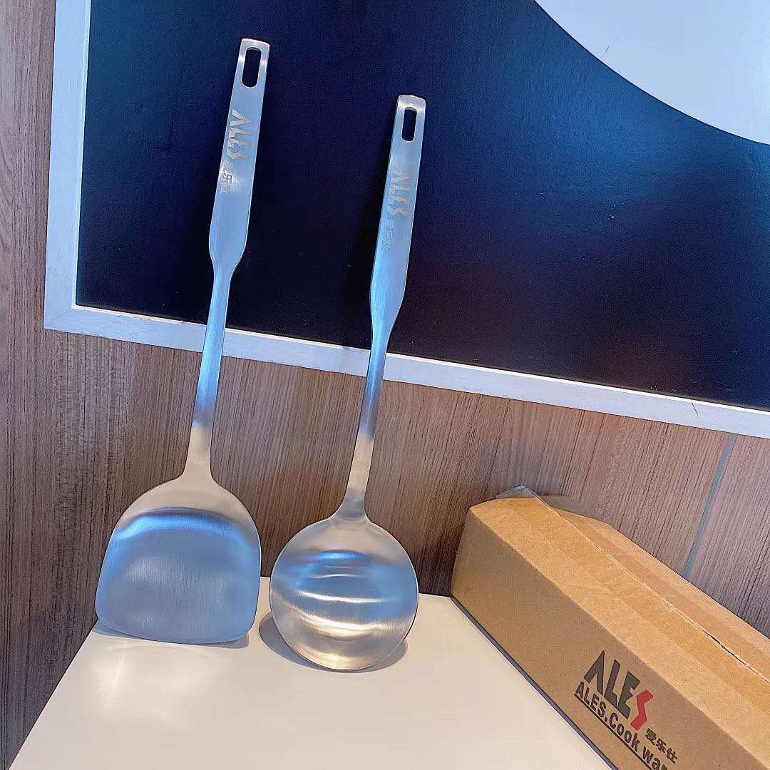 Honingraat Textuur Rvs Wok, Gelijkmatig Verwarmd, Ongecoat Non-stick Pan, Geen Kachel, inductie Fornuis Pan: And Spoon Suit