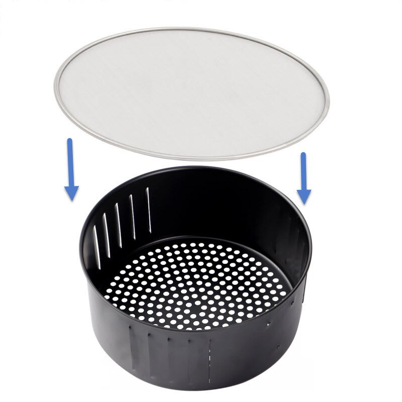 Grease Splatter Screen for Air Fryer,Nonstick Fine Mesh Anti Oil Splatter Net,Anti Oil Splatter Net