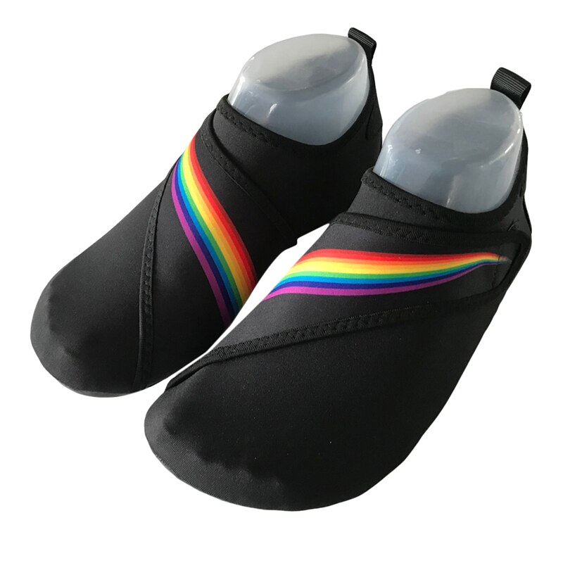 Zapatos acuáticos transpirables para hombre, zapatos de playa de mujer, sandalias de mar de Río, natación, calcetines de buceo: Style B / L