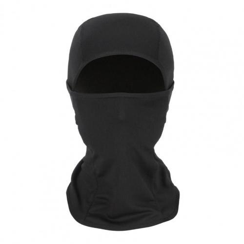 Winter Wärmer Thermische Winddicht Sturmhaube Kalten nasser Hütte Helm Liner Volle Gesicht Kappen Männer Frauen Kappe Beanies: Schwarz