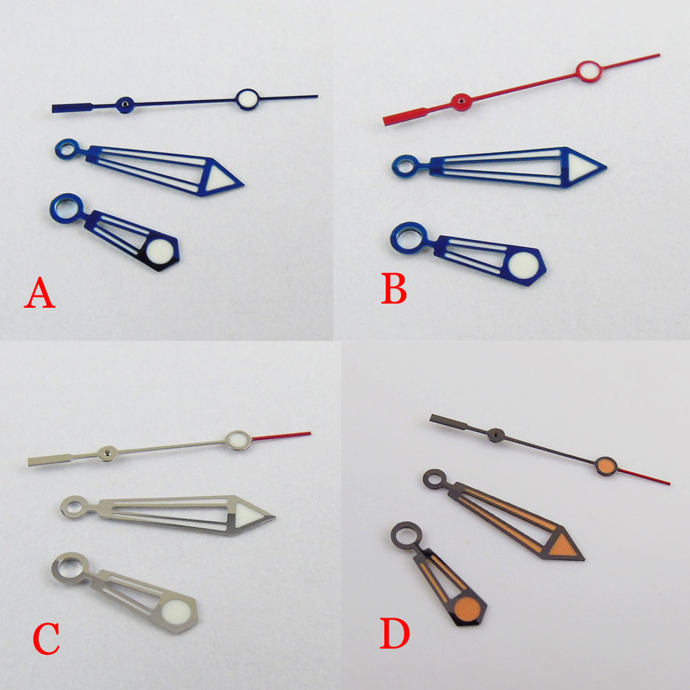 Fit NH35 NH35A NH36 Blauw/Zilveren Horloge Hand Horloge Naalden