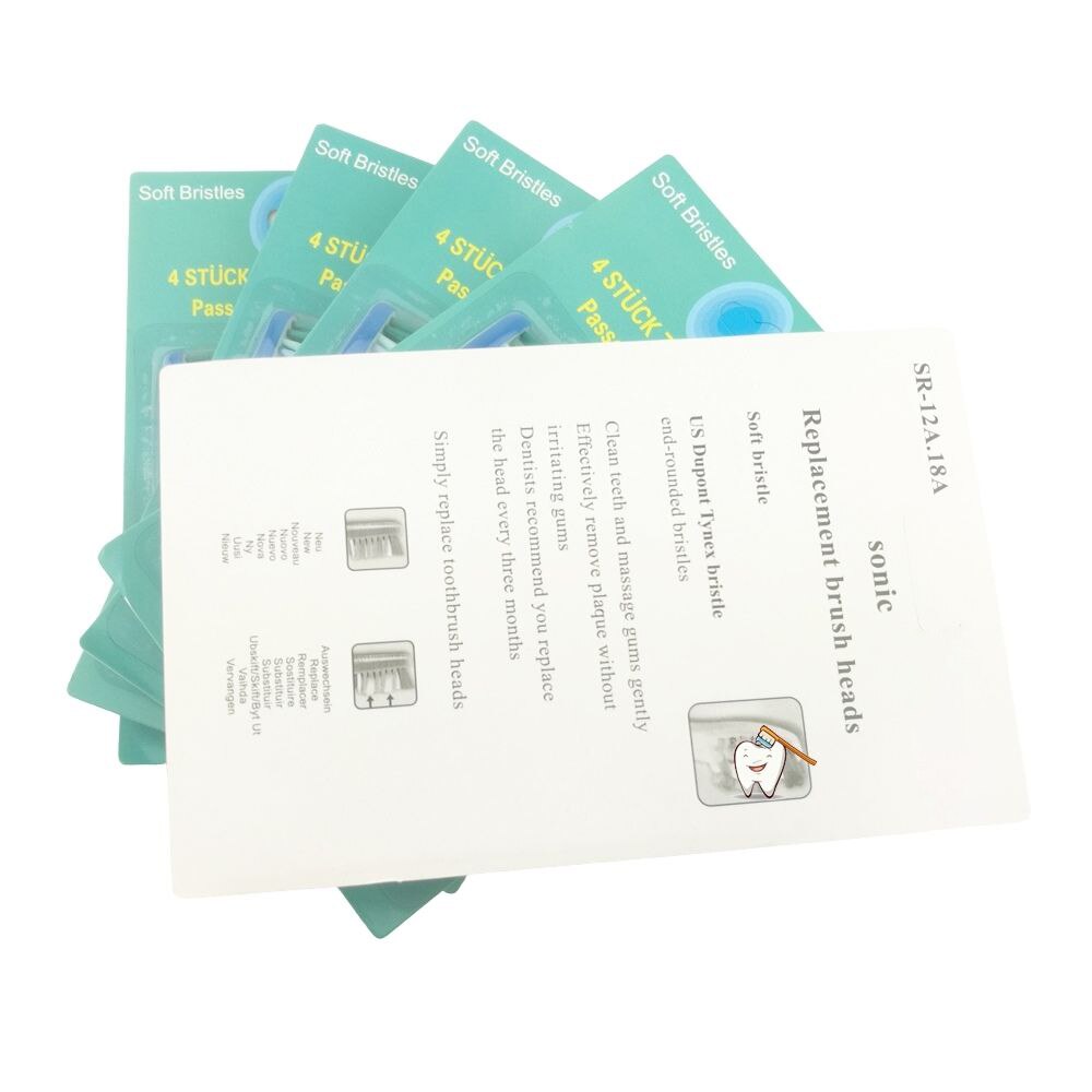 Fil dentaire Action/Trizone/Action croisée/double propre/sonique/Pul brosse à dents électrique sonique têtes de rechange précision Oral propre 10 paquet