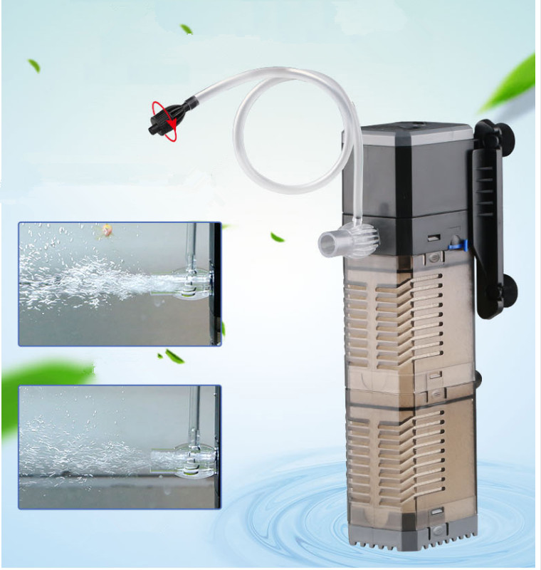 3 in 1 Filter für Aquarium Aquarium Filter Mini Aquarium Filter Aquarium Sauerstoff Tauch Wasserfilter