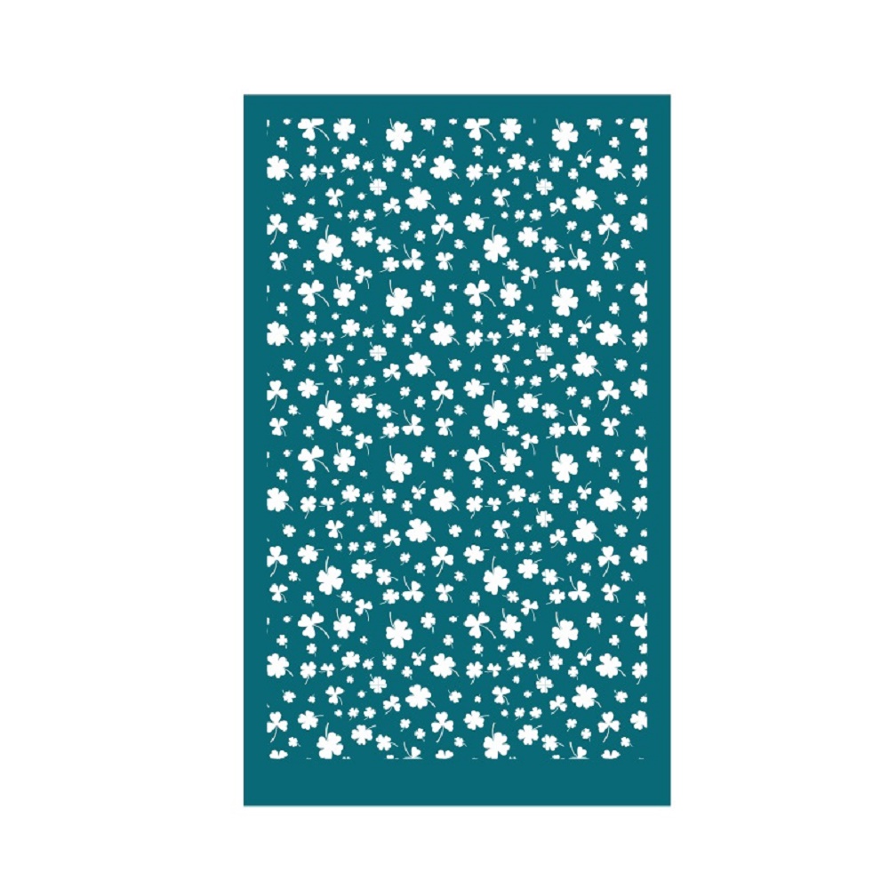 9x15 cmNuovo kit di stampa serigrafica riutilizzabile per serigrafia per la stampa su gioielli in argilla Orecchini in argilla stampino in argilla polimerica: Grigio scuro
