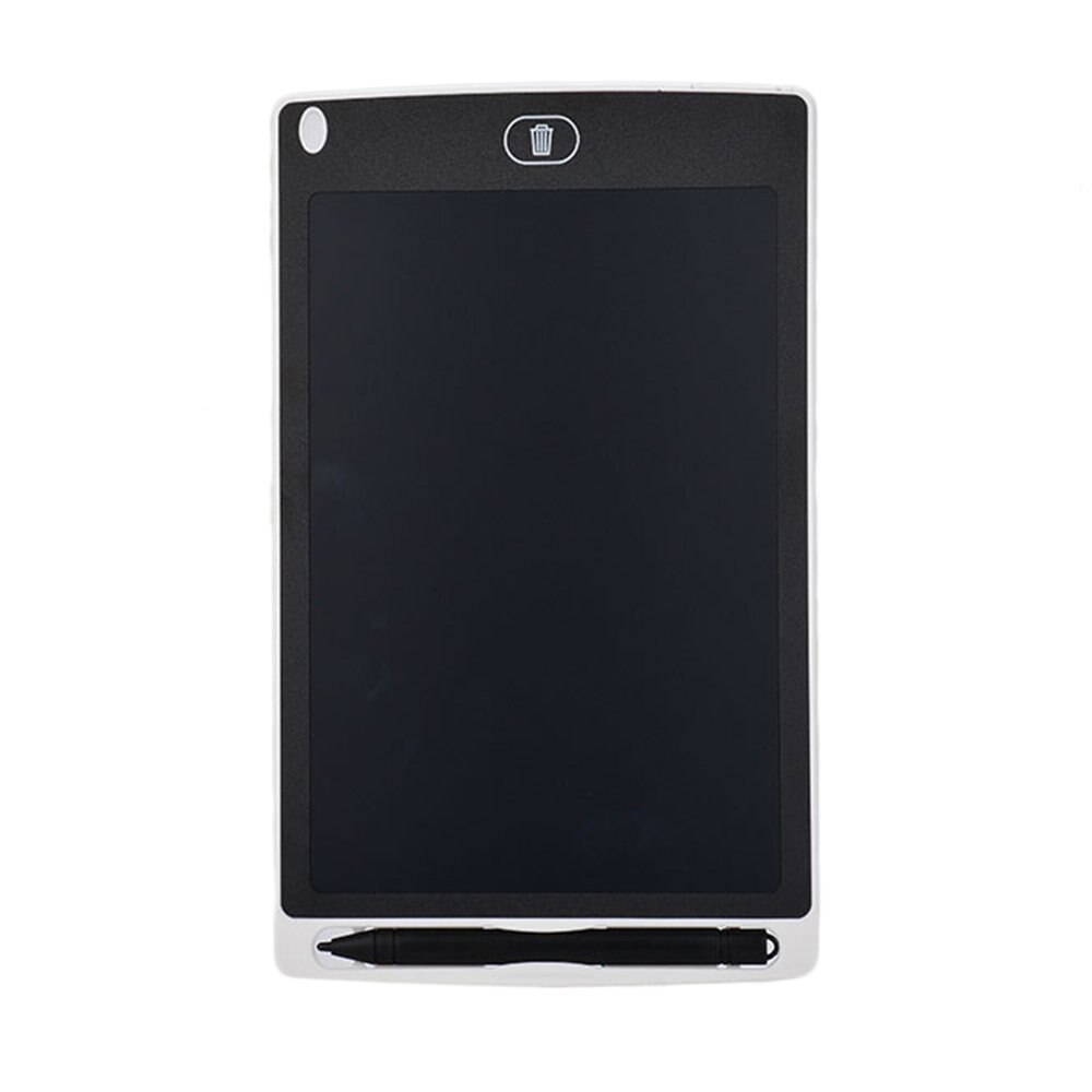 8.5 inch writing drawing board notepad digital LCD graphic board handwritten bulletin board monitor: White